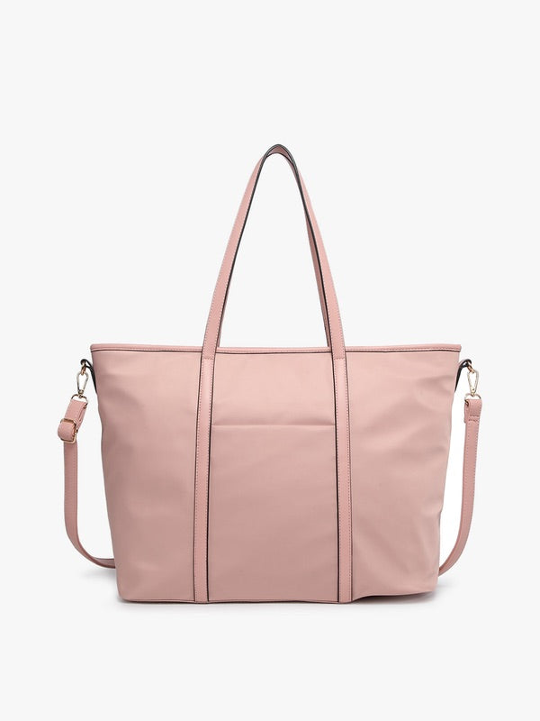 Mauve Nylon Tote Bag - Jen & Co