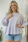 With Gentle Grace Lavender Cotton Blouse