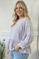 With Gentle Grace Lavender Cotton Blouse