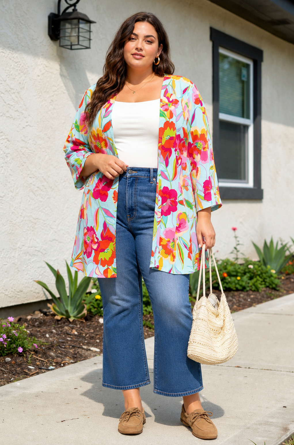Summer Floral Lizzy Cardigan - Dear Scarlett
