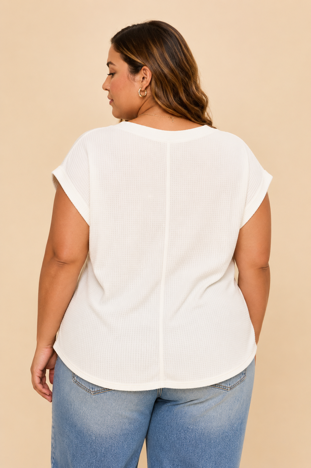 Lilac Thermal V-Neck