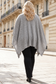 The Cozy Everywhere Poncho - Grey