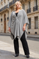 The Cozy Everywhere Poncho - Grey