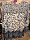 16. 1x Westport Blue & White Tiered Top