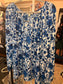 17. 2x (fits like 3x) Pioneer Woman Blue Floral Chiffon Top