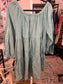 45. xl Universal Thread Dusty Teal Tier Dress w/Snack Sacks