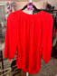 48. 2x Crown & Ivy Red Patterned Boho Top