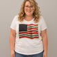 Choose Your Size Pressed Shirt  - Quilted Patchwork Flag