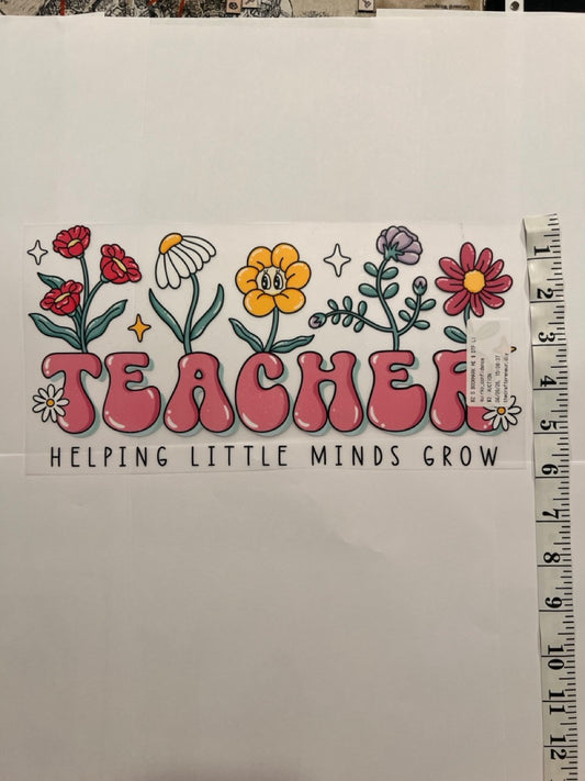 Choose Your Size Pressed Shirt  - Teacher, helping little minds grow