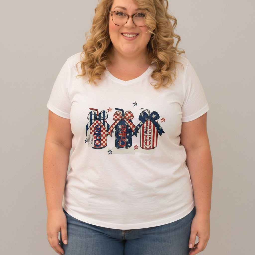 Choose Your Size Pressed Shirt  - Americana CokeCola