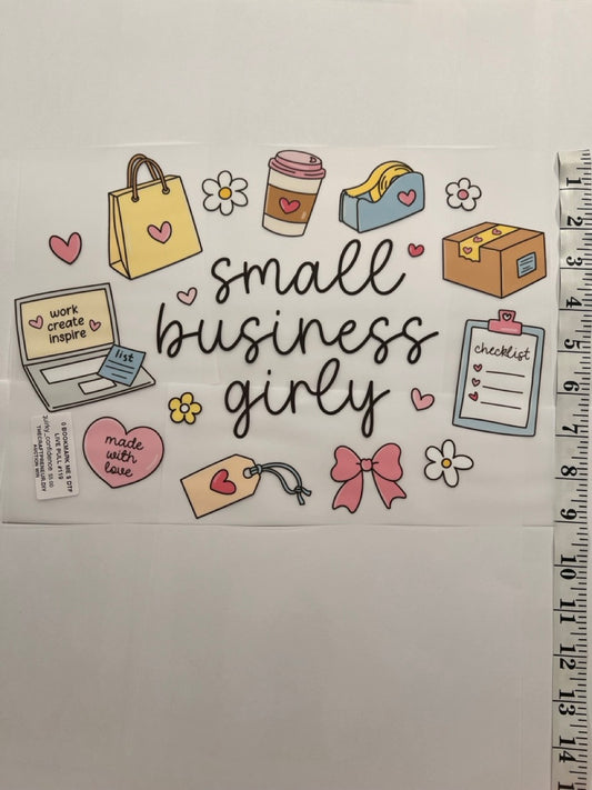 Choose Your Size Pressed Shirt  - Small Business Girlie
