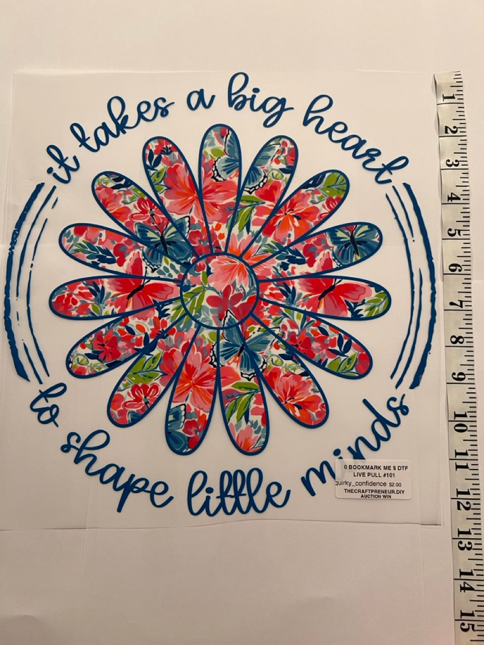 Press Your Own - It Takes a Big Heart to Shape Little Minds Graphic