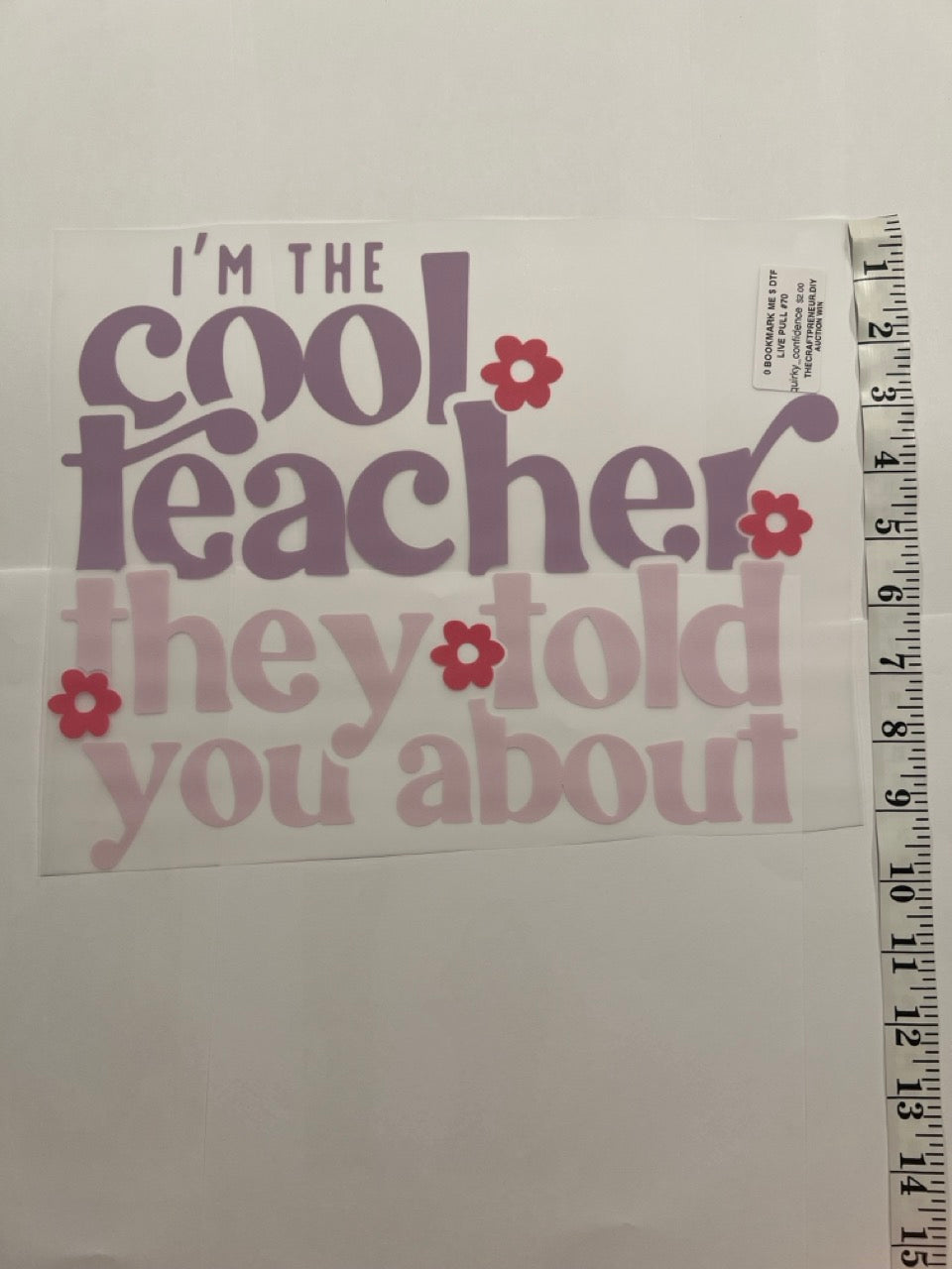 Press Your Own - I'm the Cool Teacher They Told You About