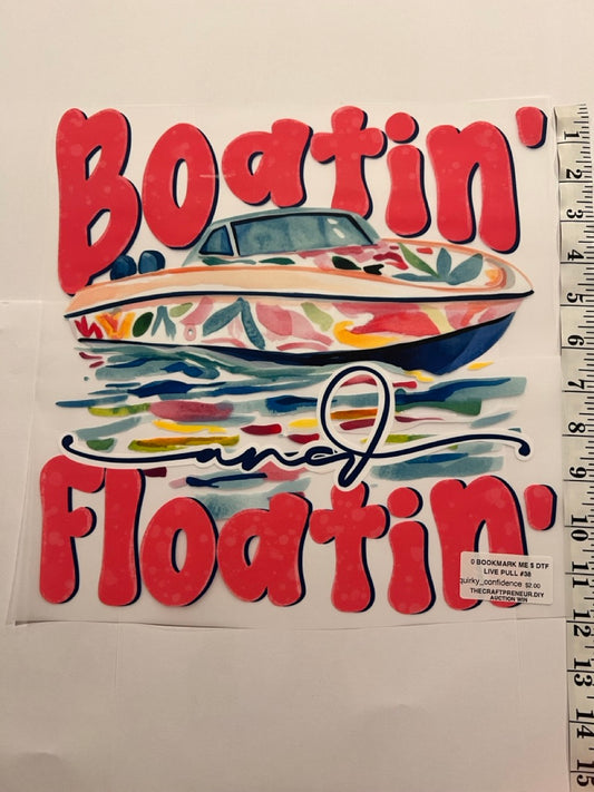 Press Your Own - Boatin' Floaten Watercolor Lily Boat