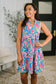 Lizzy Three Tier Tank Dress in Falling Floral