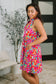 Lizzy Three Tier Tank Dress in Morning Glory