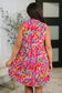 Lizzy Three Tier Tank Dress in Morning Glory