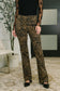 Roxy High Waist Bootcut Leopard Print