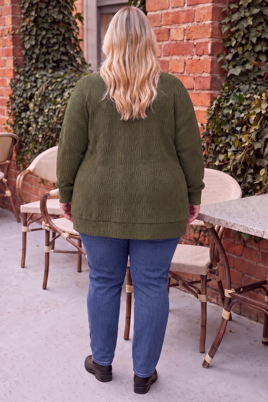 The Olive Quinn Crochet Sweater Cardigan