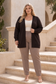 The Cozy Confidence Cardigan in Coffee