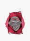 Burgundy Iris Soft Vegan Leather Tote w/ Snap Closure and Inner Crossbody - Jen & Co